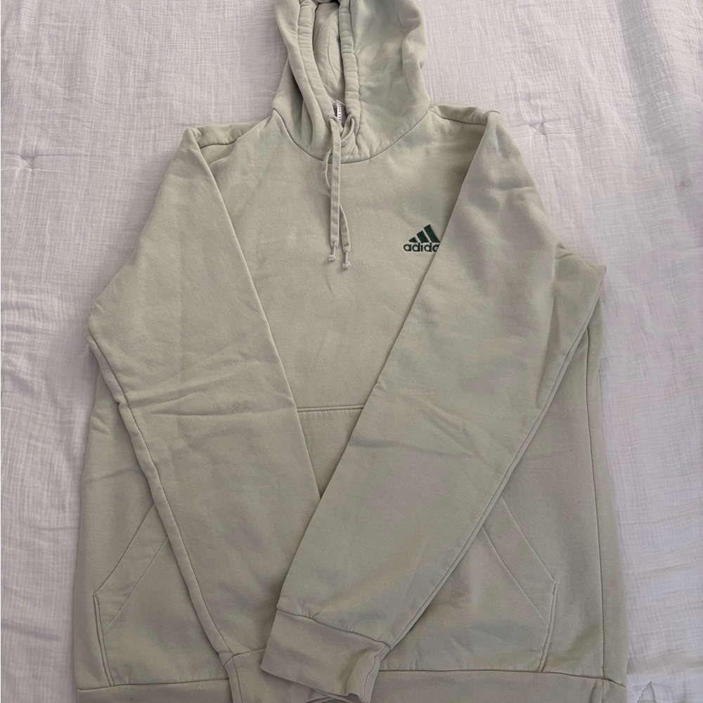 Adidas Light Gray Pullover Hoodie